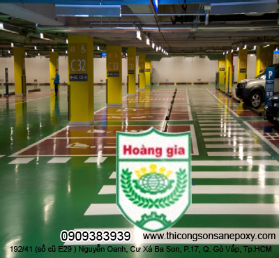 Công trình thi công sơn sàn