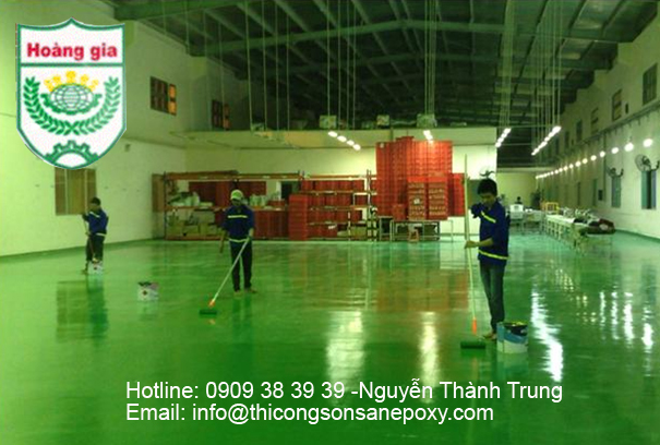 Sơn Epoxy cho sàn công nghiệp